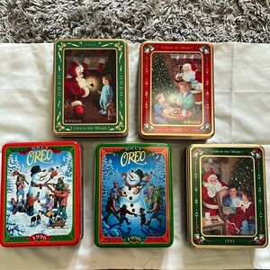 Vintage Nabisco Oreo Cookie Tins